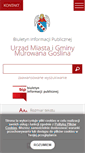 Mobile Screenshot of bip.murowana-goslina.pl