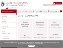 Tablet Screenshot of bip.murowana-goslina.pl