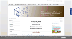 Desktop Screenshot of biblioteka.murowana-goslina.pl